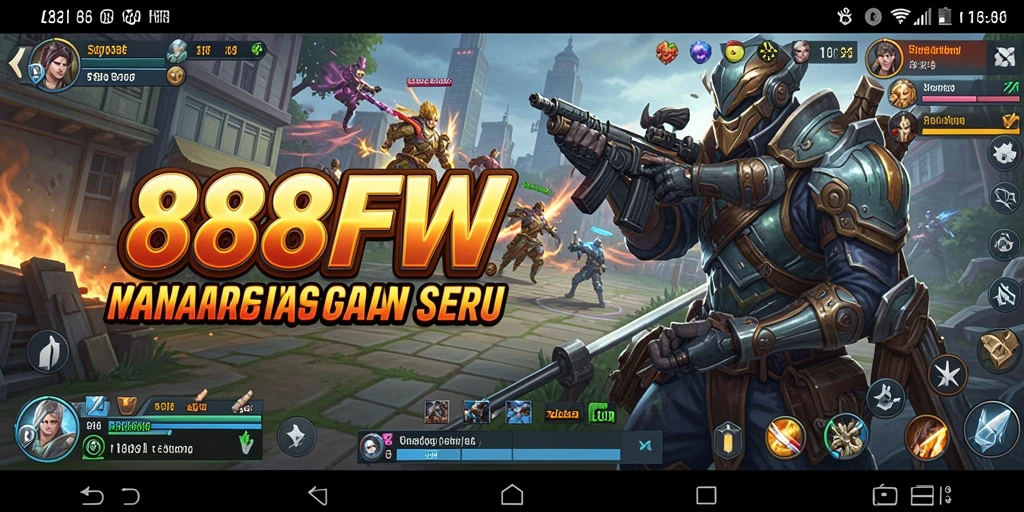 Screenshot gameplay 888FW menampilkan strategi pertempuran yang mendebarkan.