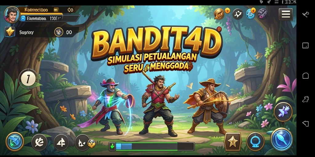 Screenshot utama BANDIT4D menampilkan gameplay Simulation yang mendebarkan.