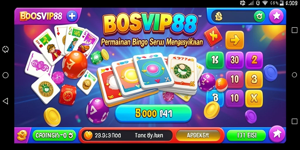 Gameplay seru Bingo di BOSVIP88 yang penuh tantangan.
