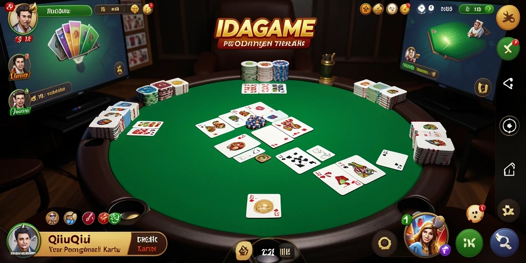 Tampilan gameplay QiuQiu yang penuh aksi dan keseruan.