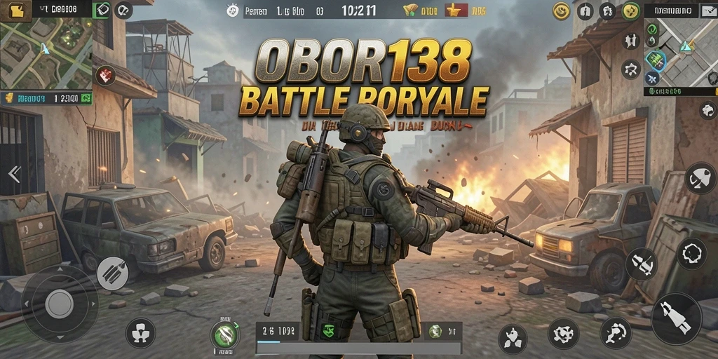 Gameplay seru OBOR138 dengan aksi battle royale yang mendebarkan.