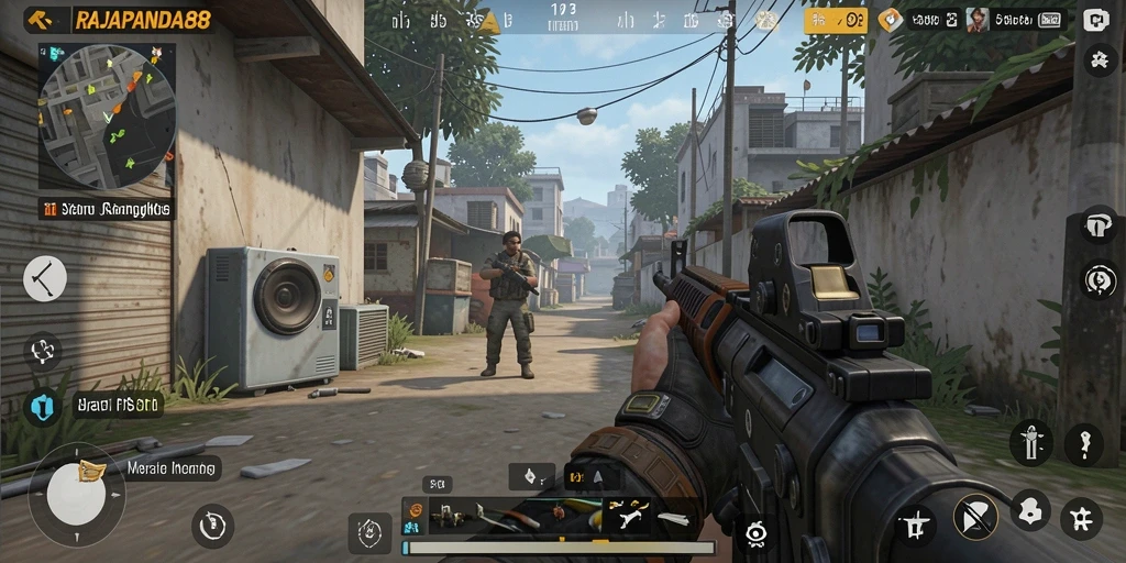 Gameplay intens RAJAPANDA88 dalam aksi seru dan menegangkan.