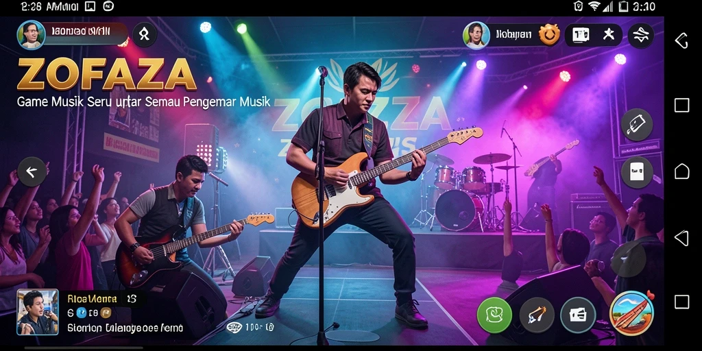 Gameplay menarik ZOFAZA dengan tantangan musik yang seru